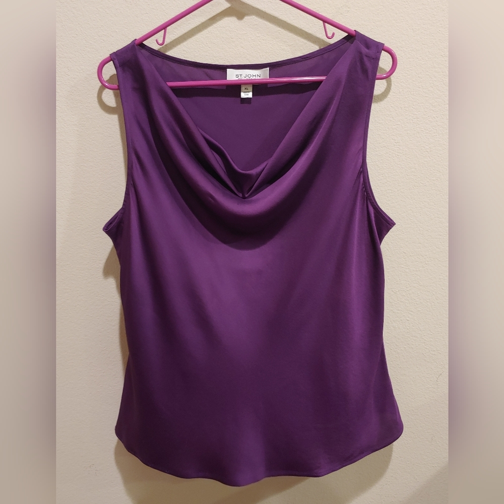 St.John silk blouse